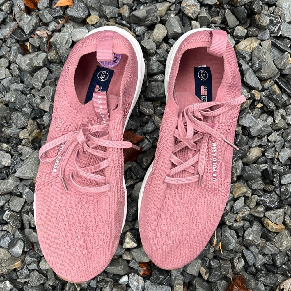 Pink sneakers